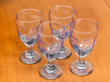 Load image into Gallery viewer, Libbey Coastal Wave Ocean Blue Goblets
