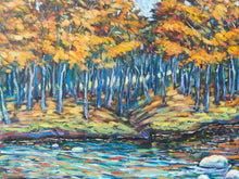 Load image into Gallery viewer, Autumn Reflections Vintage Landscape Painting
