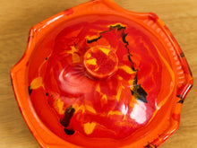 Load image into Gallery viewer, Four Piece Set of Red Orange California Pottery
