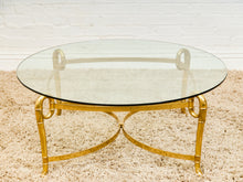 Load image into Gallery viewer, French Brass Regency Coffee Table

