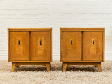 Load image into Gallery viewer, Pair of Double Door Mid Century Nightstands
