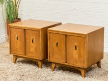 Load image into Gallery viewer, Pair of Double Door Mid Century Nightstands

