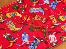 Load image into Gallery viewer, Vintage Red and Blue Cowboy Placemats
