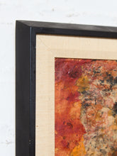 Load image into Gallery viewer, Black and Orange Mixed Media Expressionist Abstract by Shirley Bleviss
