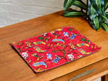 Load image into Gallery viewer, Vintage Red and Blue Cowboy Placemats

