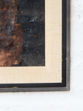 Load image into Gallery viewer, Black and Orange Mixed Media Expressionist Abstract by Shirley Bleviss
