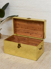 Load image into Gallery viewer, Brass Vintage Chest
