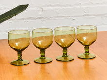 Load image into Gallery viewer, 1960’s Green Goblets
