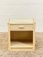 Load image into Gallery viewer, Bamboo Vintage Pair of Nightstands
