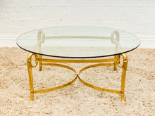 Load image into Gallery viewer, French Brass Regency Coffee Table
