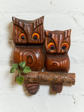 Load image into Gallery viewer, 70s Witco Style Wooden Owls
