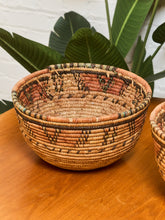 Load image into Gallery viewer, Vintage Woven African Basket
