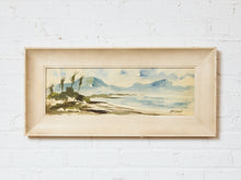 Load image into Gallery viewer, Waikiki Bay Landscape gouache Painting Signed #1
