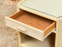 Load image into Gallery viewer, Bamboo Vintage Pair of Nightstands
