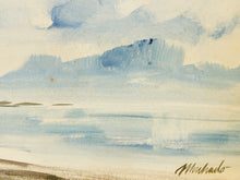 Load image into Gallery viewer, Waikiki Bay Landscape gouache Painting Signed #1
