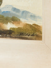 Load image into Gallery viewer, Waikiki Bay Landscape Guache Painting Signed #2
