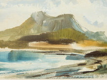 Load image into Gallery viewer, Waikiki Bay Landscape Guache Painting Signed #2
