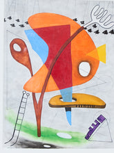 Load image into Gallery viewer, Geometrical Abstraction Gouache by Christopher Mark Brennan
