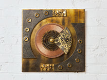 Load image into Gallery viewer, 1970s Mixed Metal Brutalist Geometric Wall Sculpture
