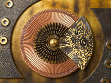 Load image into Gallery viewer, 1970s Mixed Metal Brutalist Geometric Wall Sculpture
