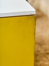 Load image into Gallery viewer, Yellow and White as Found Dresser
