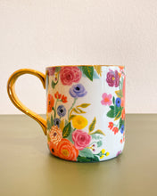 Load image into Gallery viewer, Monogrammed A Floral Mug
