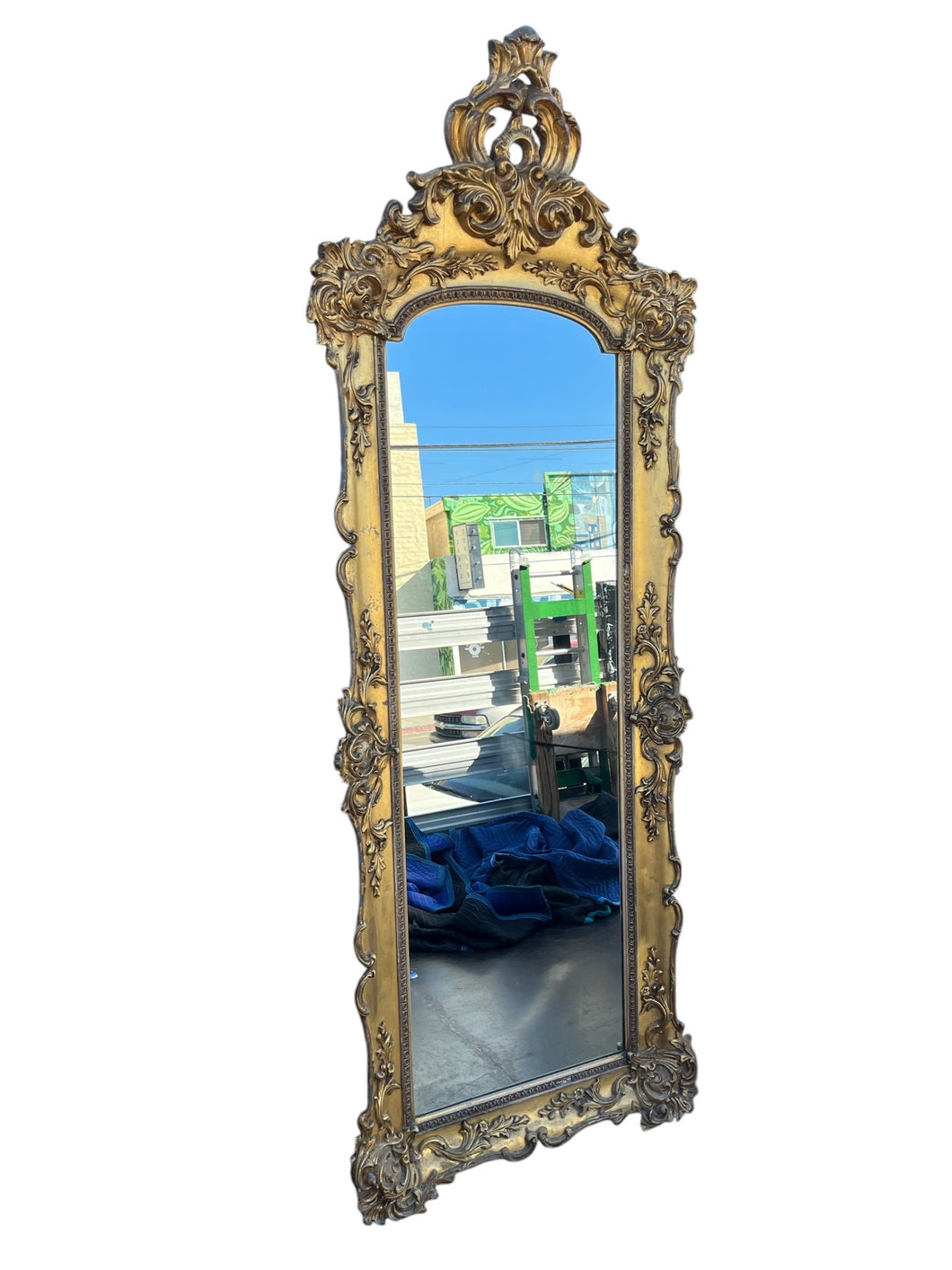 Antique Rococo Style Gilded Mirror