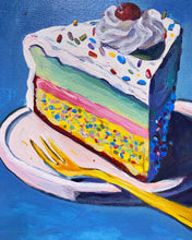 Load image into Gallery viewer, Cake for Breakfast Painting
