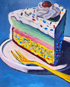 Cake for Breakfast Painting