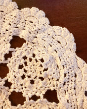 Load image into Gallery viewer, Small White Cotton Crochet Centerpiece
