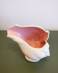 Catalina Pink and White Conch Vase