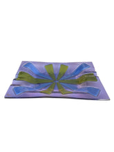Load image into Gallery viewer, Beautiful Brilliant Purple Blue Infused Higgins Ashtray
