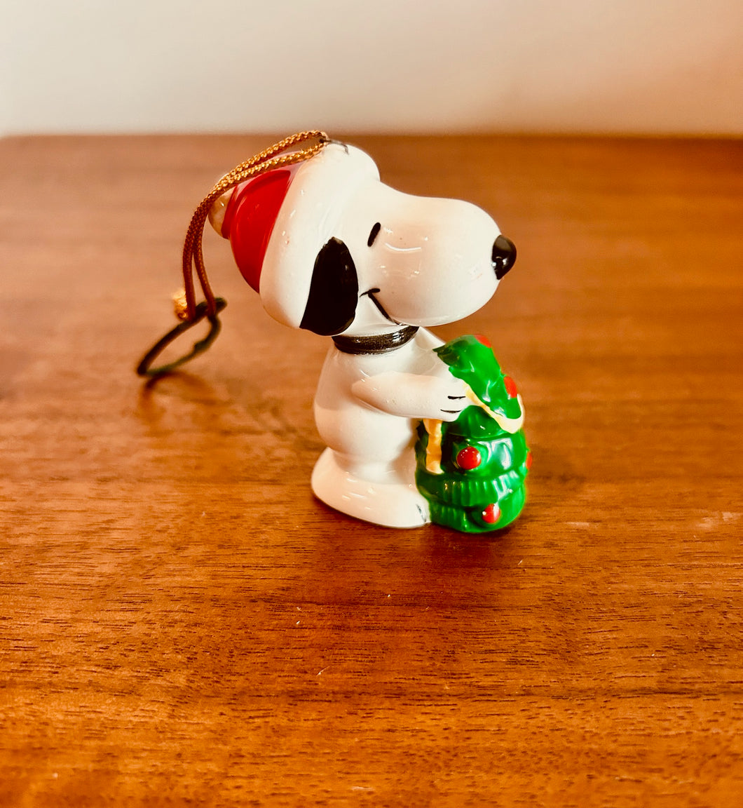 Christmas Tree Snoopy with Tree Ornaments