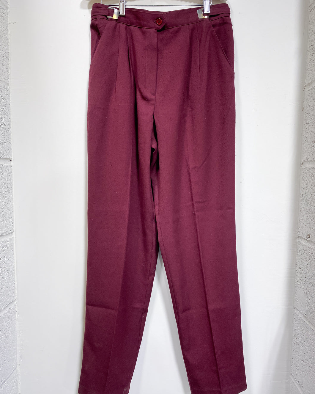 Vintage Burgundy Slacks (6)