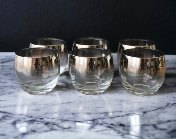 Set of 4 Square Bottom Sculptural Glasses – Sunbeam Vintage