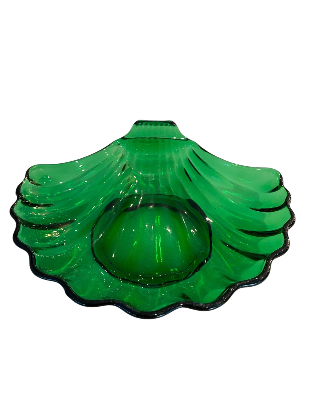 Emerald Green Glass Catchall