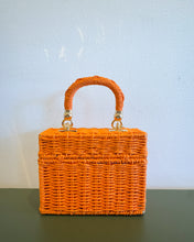 Load image into Gallery viewer, Orange Woven Purse
