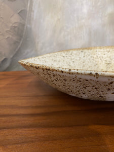 13” Diameter Speckled Shallow Bowl