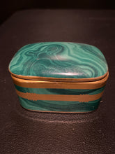 Load image into Gallery viewer, Christian Dior Malachite Trinket Box

