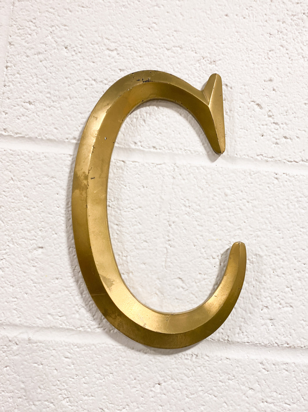 Gold “C” Wooden Wall Hanging