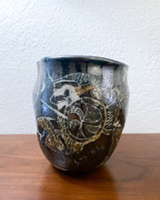 Load image into Gallery viewer, Vintage Stoneware Vase with Artemis
