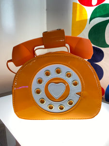 Orange Telephone Purse