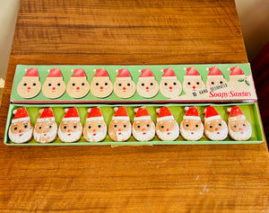 Dan-Dee Imports  10 Hand Decorated Soapy Santa’s