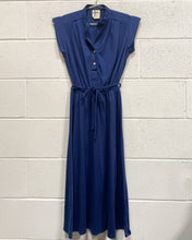 Load image into Gallery viewer, Vintage Navy Blue Dress (9)
