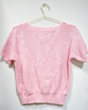 Load image into Gallery viewer, Vintage Pink Knit Blouse
