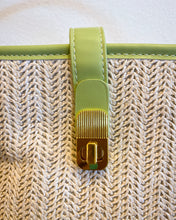 Load image into Gallery viewer, Woven Green Purse
