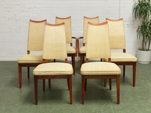 Load image into Gallery viewer, Brown Saltman Set of 6 Dining Chairs
