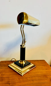 Vintage Brass Piano Lamp