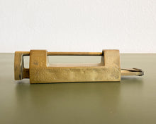 Load image into Gallery viewer, Antique Chinese Brass Padlock
