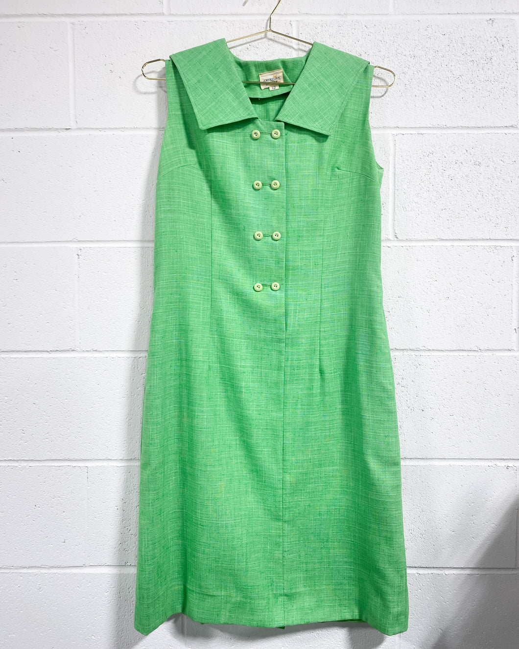Vintage Green Dress - As Found (12)